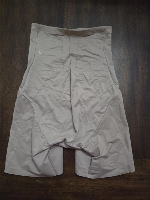 NWOT MiracleSuit L Flexible Fit Hi-Waist Thigh Slimmer 2909 Beige 135185