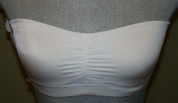 NWOT Maidenform 36 Dream Wireless Bandeau Bra 40974 White 135194