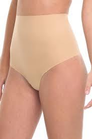 NWT Commando Medium High Waist Control Thong CC101 Beige 135205