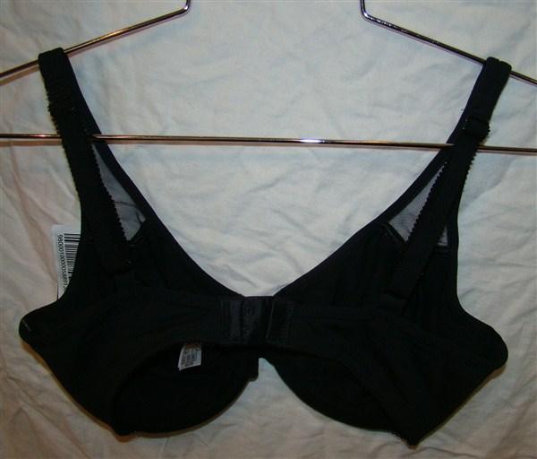 NWOT Wacoal Bra 36C Black Cotton T-Shirt Bra 65115 Free Shipping 135206