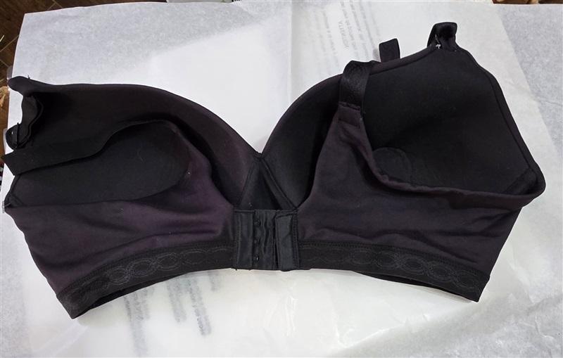 NWOT Warners Bra 34A Cloud 9 Full-Cover Wire-Free Contour Bra 1269 Black 135213