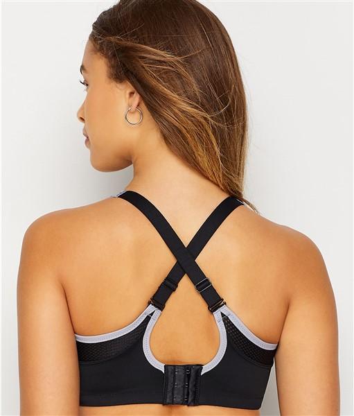 NWOT Wacoal 36C Contour Spacer Underwire Sports Bra 853302 Black 135218