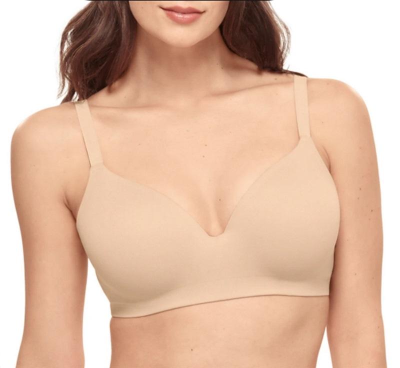 NWT Wacoal 34DD FLAWLESS COMFORT T-SHIRT BRA 853326 Beige 135221