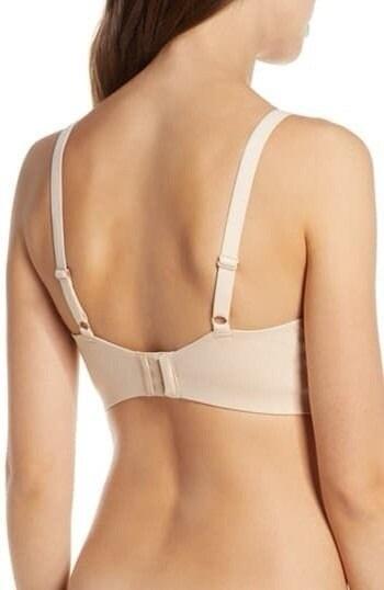 NWT Wacoal 34DD FLAWLESS COMFORT T-SHIRT BRA 853326 Beige 135221