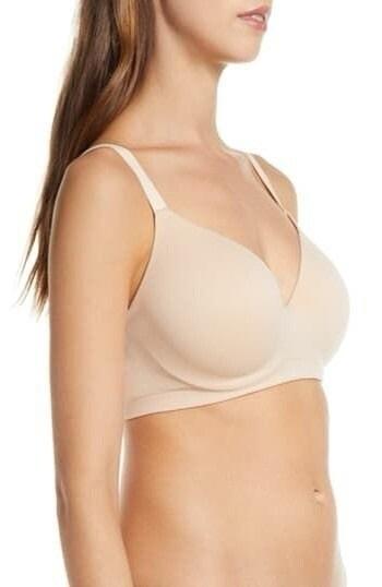 NWT Wacoal 34DD FLAWLESS COMFORT T-SHIRT BRA 853326 Beige 135221