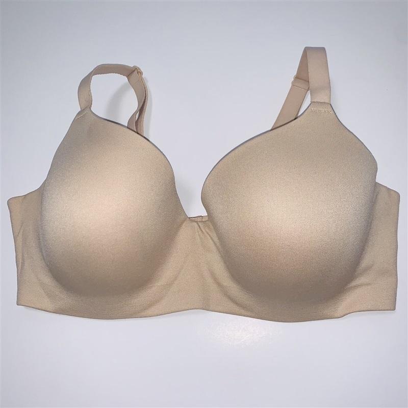 NWT Wacoal 34DD FLAWLESS COMFORT T-SHIRT BRA 853326 Beige 135221