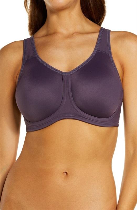 NWT Wacoal 40C Sport Underwire Bra 855170 Mulberry Purple 135224