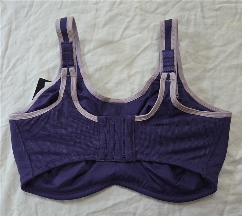 NWT Wacoal 40C Sport Underwire Bra 855170 Mulberry Purple 135224