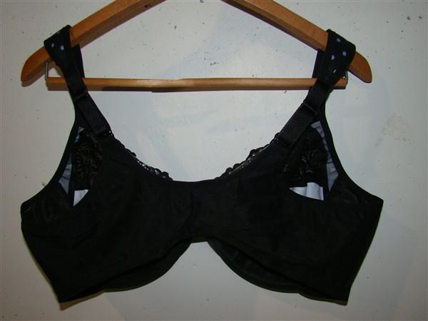 Glamorise 38B Elegance Front Close Underwire Bra 1245 Blue Pink Polka Dot 135229