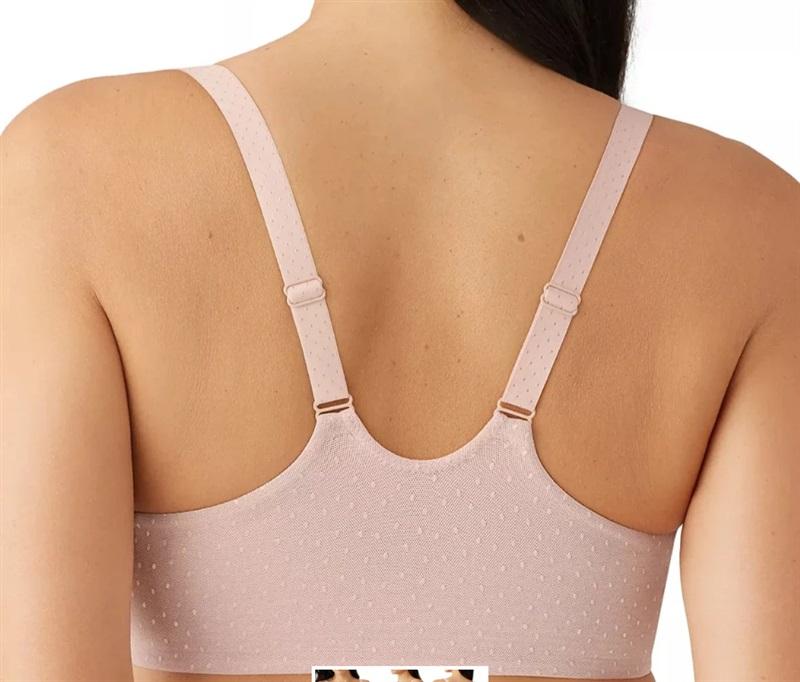 PO Wacoal 36D Back Appeal Front Close Underwire Bra 853403 Beige 135243