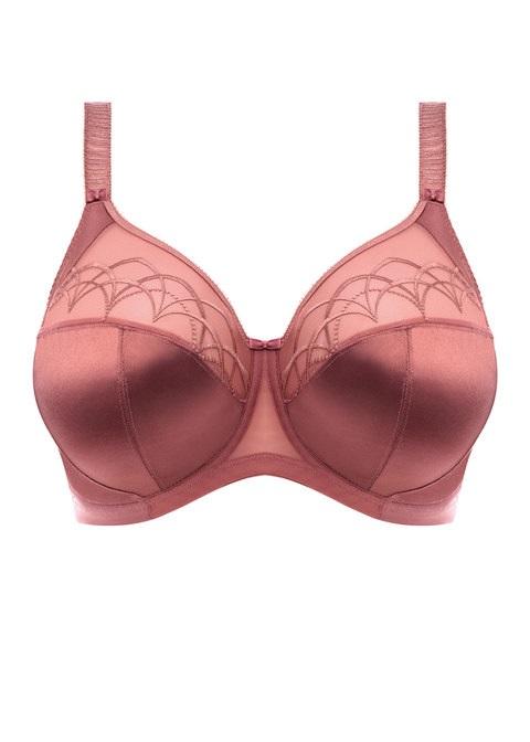 NWOT Elomi 36O USA Cate Underwire Full Cup Banded Bra EL4030 Rosewood 135246