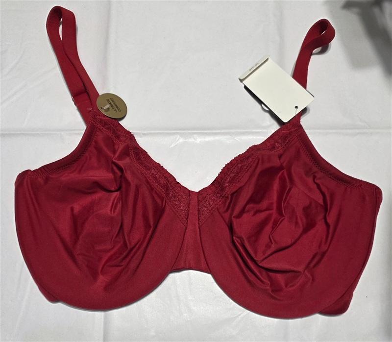 NWT Wacoal Perfect Primer 36DDD Full Figure Underwire Bra 855213 red 135249