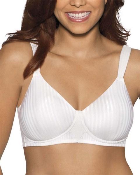 NWOT Playtex Perfectly Smooth 36C Seamless Full-Figure Bra 4707 White 135250