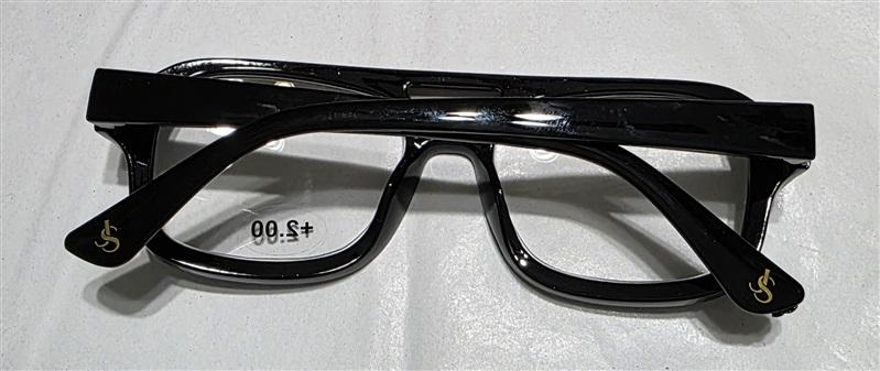NWT Jessica Simpson 2.0 Aviator Glasses Readers Black Reading Glasses 135251