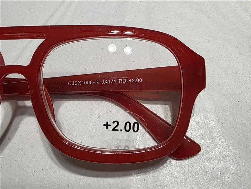 NWT Jessica Simpson 2.0 Aviator Glasses Readers Red Reading Glasses 135252