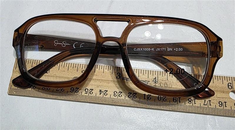 NWT Jessica Simpson 2.0 Aviator Glasses Readers Brown Reading Glasses 135253