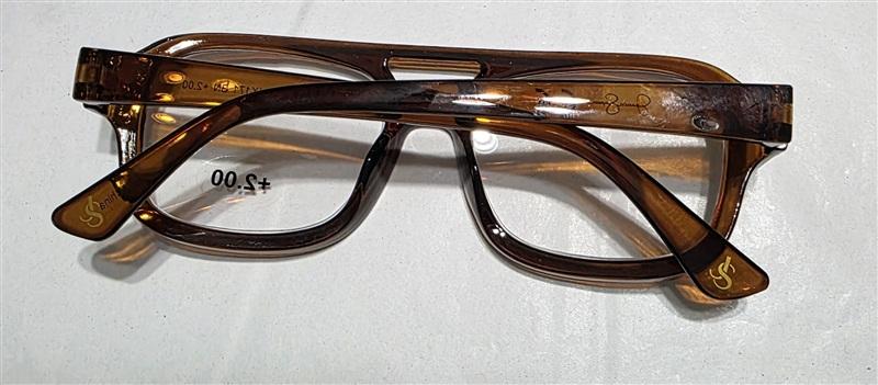 NWT Jessica Simpson 2.0 Aviator Glasses Readers Brown Reading Glasses 135253