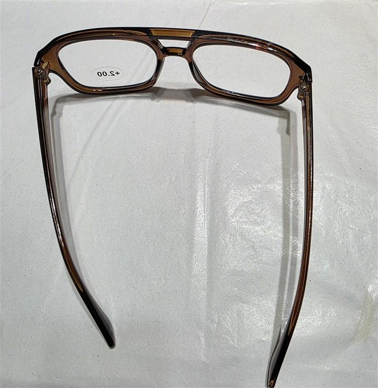 NWT Jessica Simpson 2.0 Aviator Glasses Readers Brown Reading Glasses 135253
