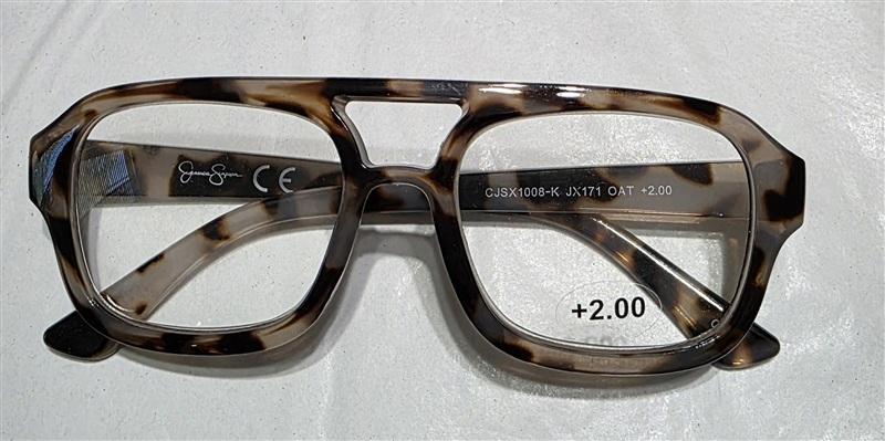 NWT Jessica Simpson 2.0 Aviator Readers Tortoiseshell Reading Glasses 135254