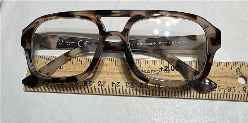 NWT Jessica Simpson 2.0 Aviator Readers Tortoiseshell Reading Glasses 135254