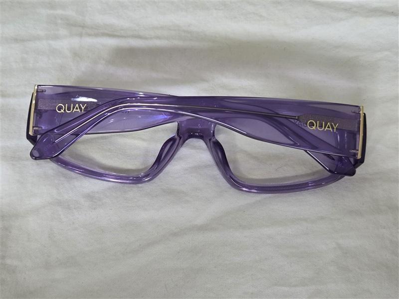 NWT Quay No Envy 1.25 Purple Sheer Readers Reading Glasses 135255
