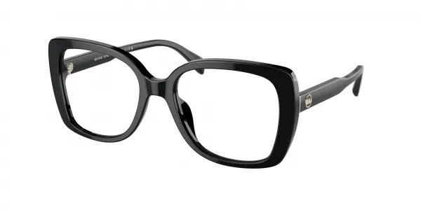 NWOT Michael Kors MK4104U PERTH Square Black Glasses 135257