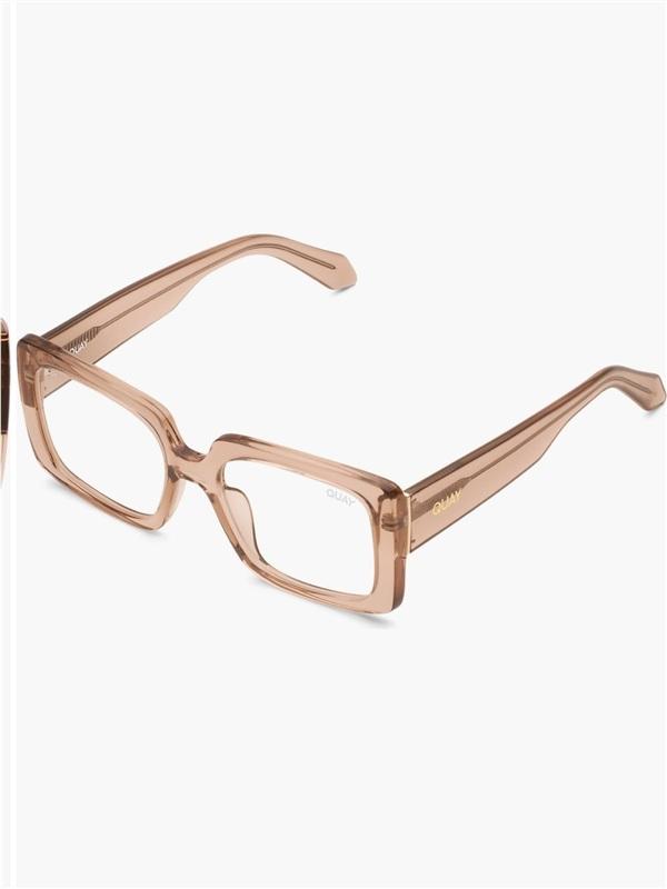 NWT Quay Total Vibe 1.25 Sheer Full Rim Square Frame Reading Glasses 135258