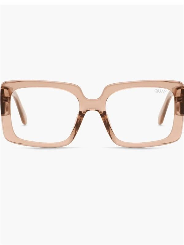 NWT Quay Total Vibe 1.25 Sheer Full Rim Square Frame Reading Glasses 135258