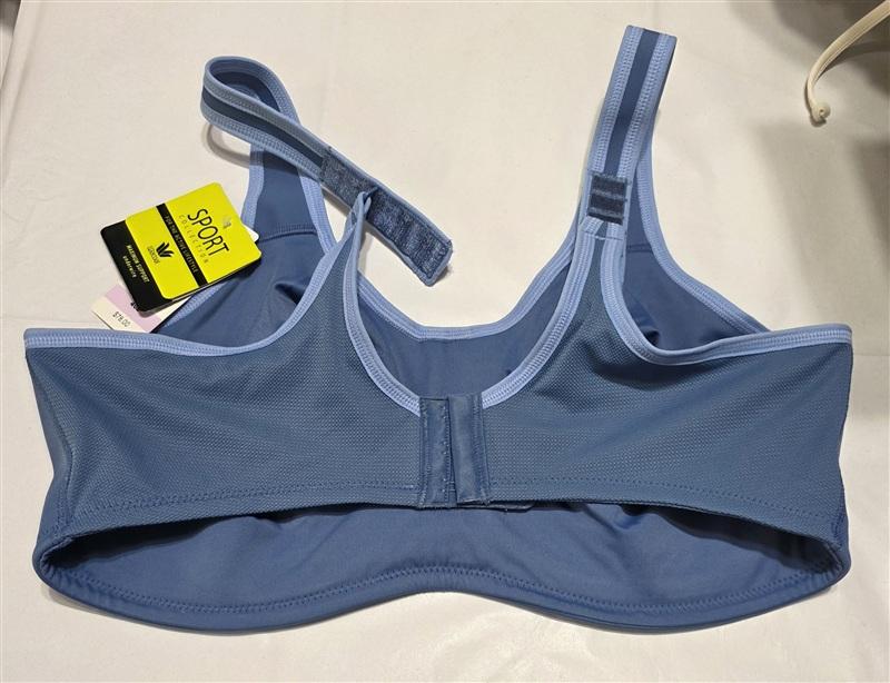 NWT Wacoal 40D Blue Sport Underwire Bra 855170 Free Shipping 135265