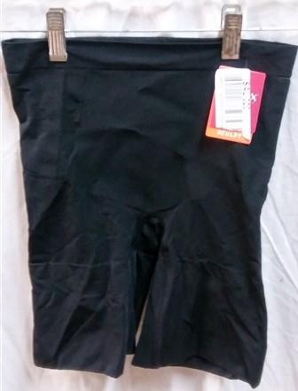 NWT Spanx XL OnCore High-Waisted Mid Thigh Shorts SS6615 Black 135269