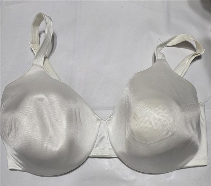 PO Bali 34DDD One Smooth U Smooth Concealing Underwire Bra 3W11 White 135272
