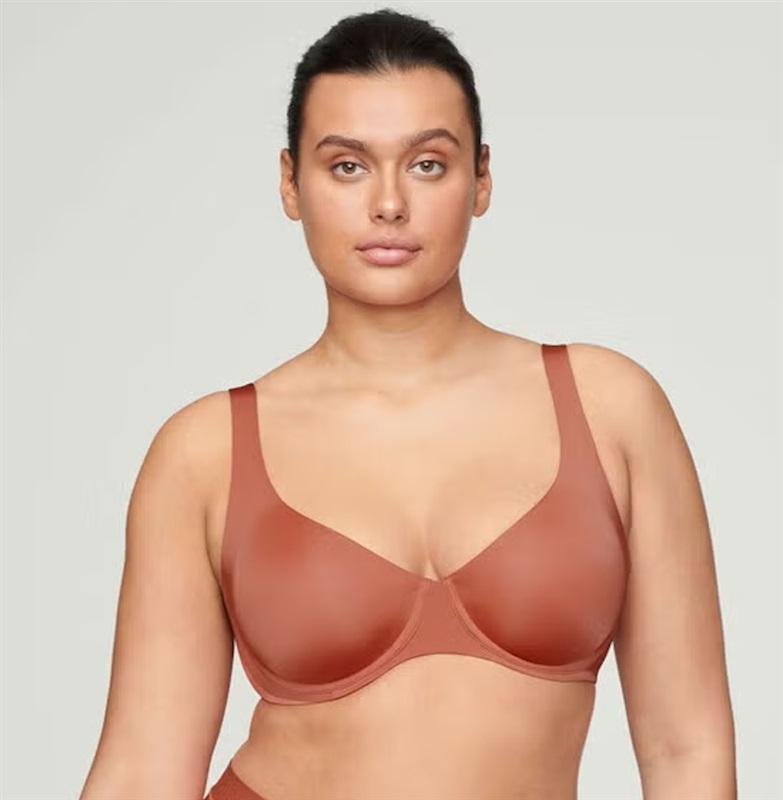 NWOT CUUP 32D The Scoop Orange Microfiber Underwire Bra 135276