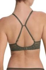 NWT Natori 36DDD Cherry Blossom 721191 Convertible Bra Gray 135277