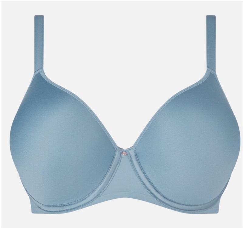 NWTD Chantelle 34DDDD Comfort Chic Full Cover Custom Underwire Bra Blue 135279