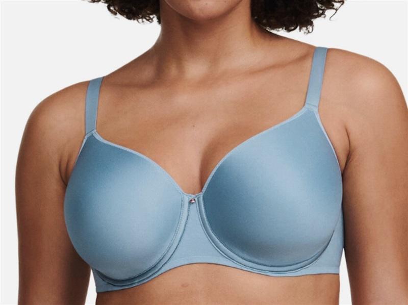 NWTD Chantelle 34DDDD Comfort Chic Full Cover Custom Underwire Bra Blue 135279