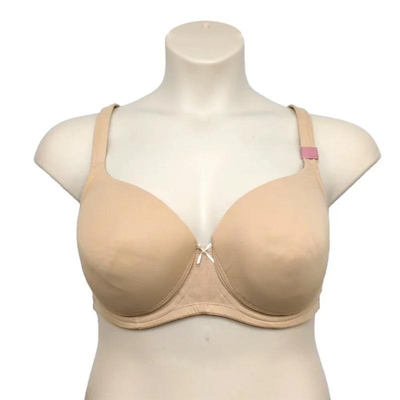 NWTD Cacique 46c Cacique Bra Cool Bliss Balconette Lightly Lined Beige 135287