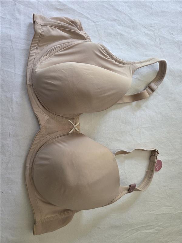 NWTD Cacique 46c Cacique Bra Cool Bliss Balconette Lightly Lined Beige 135287