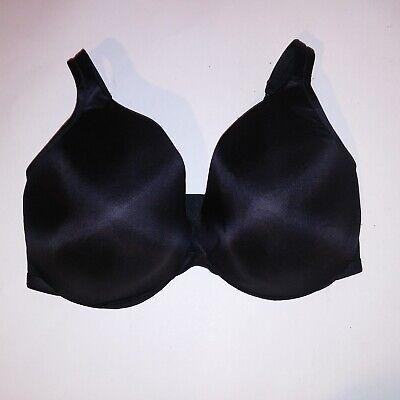 NWOT Cacique 40H Smooth Lightly Lined Full Coverage Black 135291