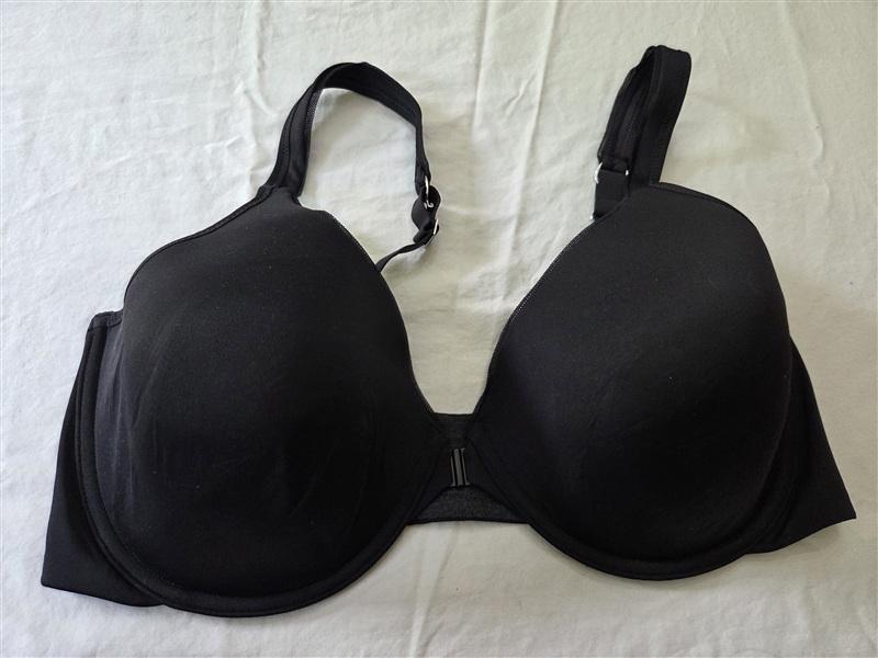 NWOT Cacique 40H Smooth Lightly Lined Full Coverage Black 135291