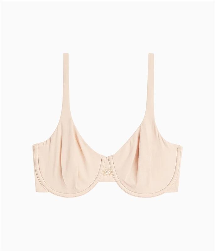 NWOT Wacoal XL Ever Flexing Beige Seamless Underwire Bra 135292