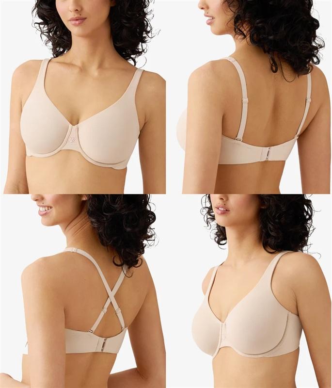NWOT Wacoal XL Ever Flexing Beige Seamless Underwire Bra 135292