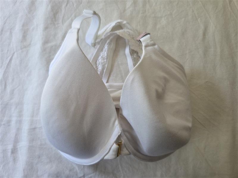 NWPTD Cacique 34H Lightly Lined White Front Close T-Shirt Bra 135294