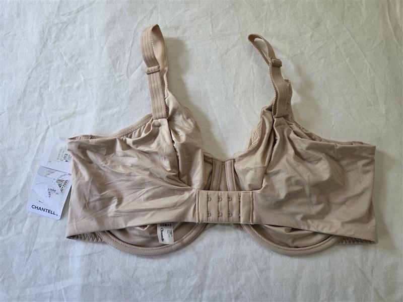 NWT Chantelle 40DD C Comfort Full Coverage Molded Bra 13G1 Beige 135297