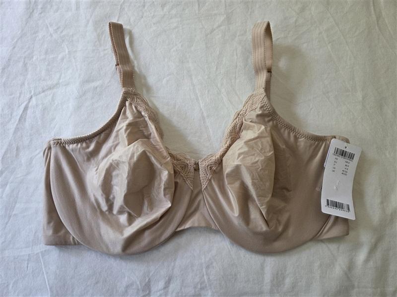 NWT Chantelle 40DD C Comfort Full Coverage Molded Bra 13G1 Beige 135297