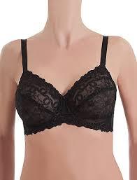 NWT Wacoal 34D Renaissance Rose Underwire Bra 85720 Black 135307