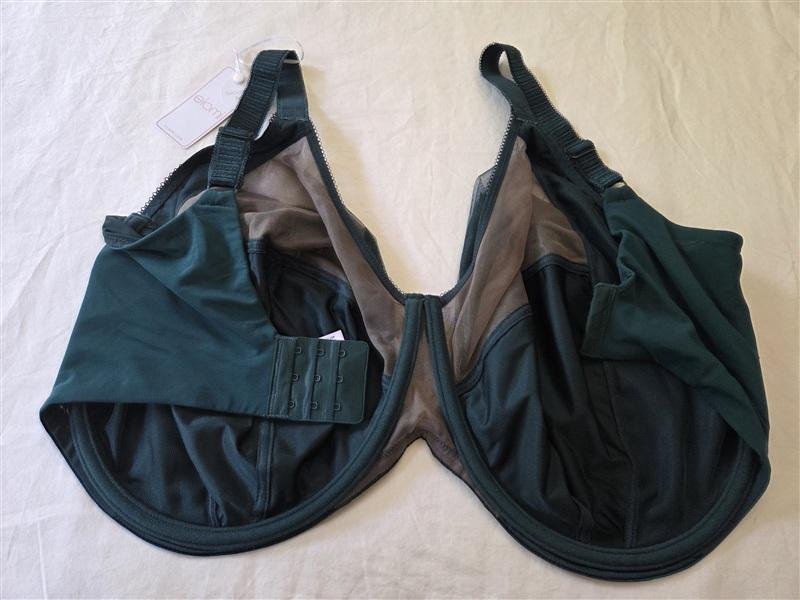 NWT Elomi Allure 42O USA Cate Underwire Full Cup Banded Bra 3024 Green 135311