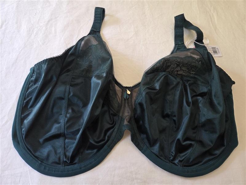 NWT Elomi Allure 42O USA Cate Underwire Full Cup Banded Bra 3024 Green 135311