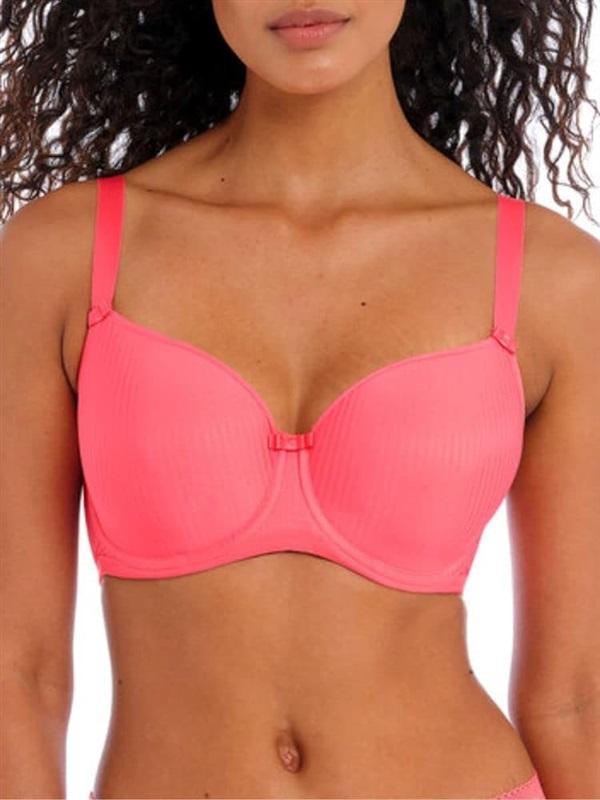 NWT Freya 30L USA Idol Balcony Underwire T-Shirt Bra AA1050 pink 135315