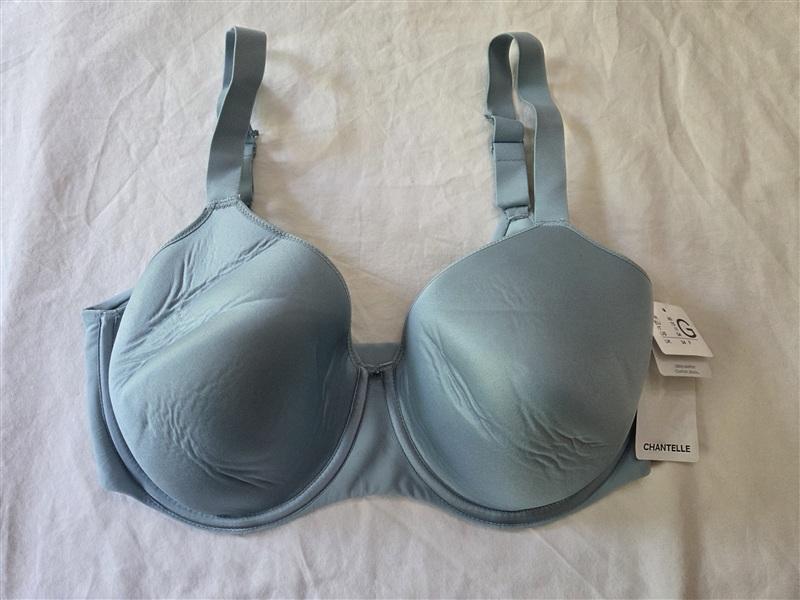 NWTD Chantelle 34J Comfort Chic Full Cover Custom Underwire Bra Blue 135358