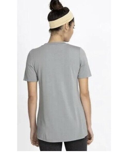NWT Calme XXL Embroidered Yoga Crew Neck T Shirt White 135373